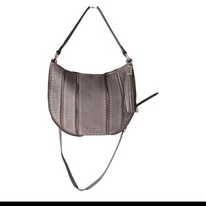Michael Kors Hobo Bag Brooklyn Grommet Large Leather Studded Women Tassles Y2k